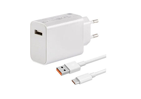 33W Hızlı Şarj Aleti Seti Type C