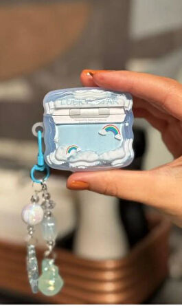 Airpods 4. Nesil Ile Uyumlu Sevimli Yıldız Figürlü Ve Boncuk Süslü Kulaklık Kılıfı