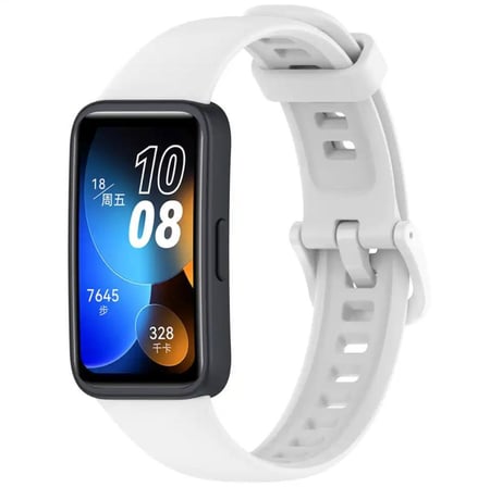 Huawei Band 8 Uyumlu Kordon Silikon Klasik Jel Kayış
