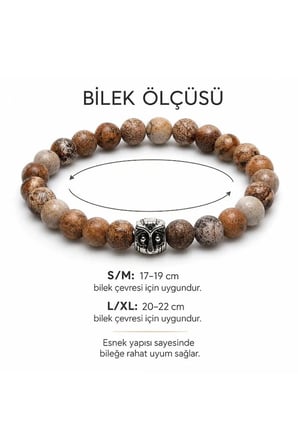 Jasper Doğal Taş Bileklik | Gerçek Doğal Taş Erkek El Yapımı Minimal Günlük Bileklik