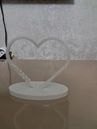 ALPAXA 3D KALP ŞEKLİNDE  ÖZEL FOTOĞRAF ÇERÇEVESİ