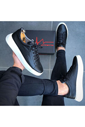 Hakiki Deri Beyaz Günlük Erkek Ayakkabı