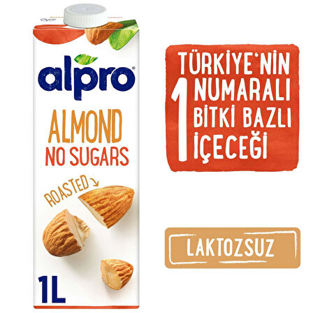 Alpro Şekersiz Badem İçeceği 1 Lt