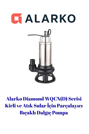 Wqcnd 13-10 Paslanmaz Parçalayıcı Bıçaklı Dalgıç Pompa