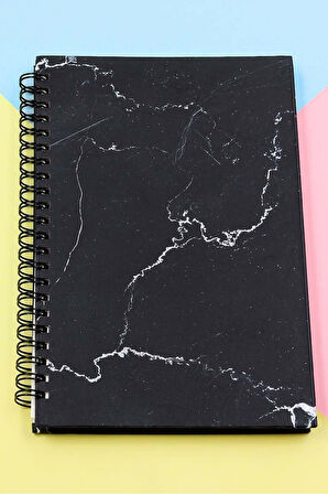 Kilitli Termos & Mermer Defter & Siyah Metalik Kalem & Bardak Mum & Godiva Çikolata Hediye Seti