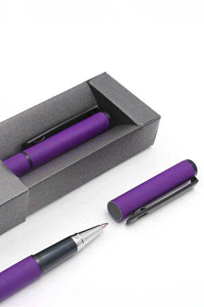 Beyaz Çelik Termos & Mor Roller Kalem & Kendine Ait Bir Oda Kitabı Hediye Seti