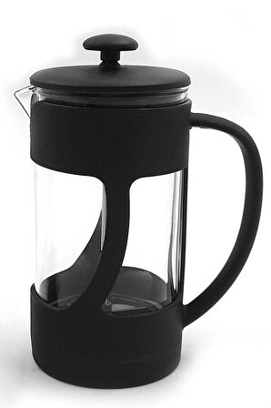 Mavi French Press Özellikli Termos & Siyah French Press & Godiva Napoliten Çikolata Hediye Seti