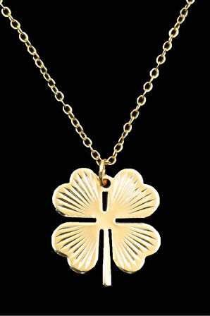 Metal Kordon Kadın Kol Saati & Gold Renkli Mini Yonca Kolye & İncili Toka & Taş Küpe Hediye Seti