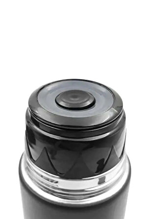 Deri Çantalı 500 ML Siyah Termos