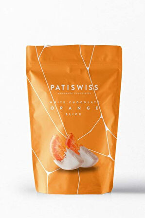 Beyaz Mermer Defter & Patiswiss Dilimi & Alerya Kahve & Tasarımlı Kupa & Turuncu Mum Hediye Seti