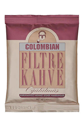 Kilitli Siyah Termos & Siyah Kupa & Tafe Bademli Kurabiye & Colombia Filtre Kahve Hediye Seti