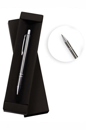 Mermer Desenli Defter & Siyah Powerbank & Metalik Tükenmez Kalem & Gümüş Kupa Hediye Seti