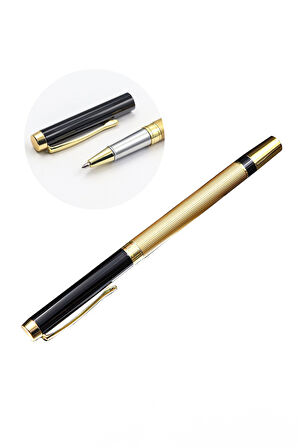 Gold Kalem & Cam Matara & Tafe Kurabiye & Yıldızlı Kupa & Kahverengi Defter Seti