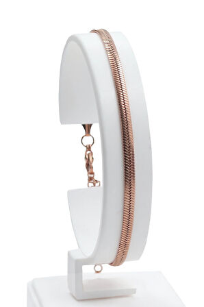 Silikon Kordon Erkek Kol Saati & Rose Renk Çelik İtalyan Bileklik Hediye Seti