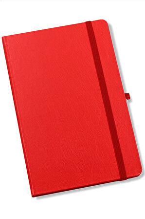 Kırmızı Defter & Parlak Kırmızı Fincan & Eyüp Sabri Tuncer 150ml Sprey Kolonya Hediye Seti