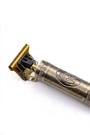 Retro Şarjlı Saç-Sakal Kesme Tıraş Makinesi