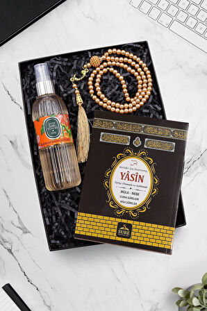 Yasin-i Şerif & Namaz Tesbihi & Eyüp Sabri Tuncer 150 ml Sprey Kolonya Hediye Seti