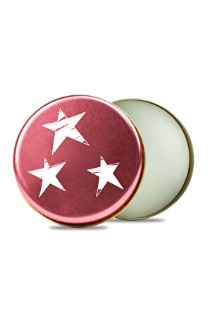 Papatya Baskılı Defter & Tükenmez Kalem & Kutulu Mum & Yıldız Anahtarlık & Çelik Termos Hediye Seti