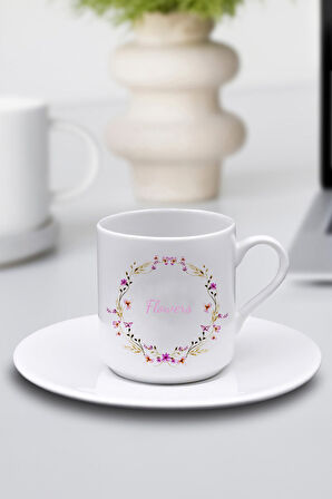 Tasarım Fincan & Tek İçimlik Türk Kahvesi & Wish of Love Parfüm Kadına Hediye Seti