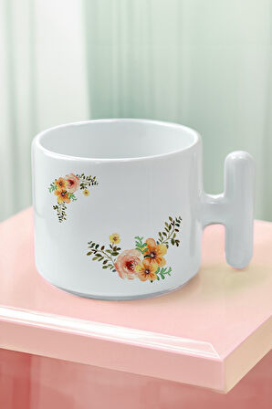 Turuncu Tasarım Defter & Borosilikat Cam Demlik Matara & T Kupa & Bubble Mum Hediye Seti