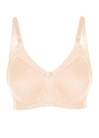 Alışveriş Meydanı Kadın Ten Penye Pamuk Toparlayıcı Küçültücü Balensiz Sütyen