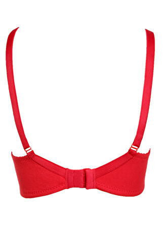 Alışveriş Meydanı Kadın Kırmızı Basic Üçgen Penye Sütyen