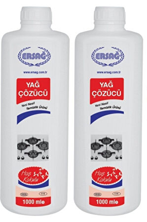 Ersağ Yağ Çözücü 1000 Ml.2 Adet