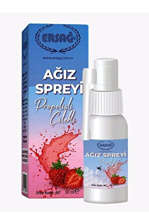 Ersağ Ağız Spreyi Propolisli Çilekli 30ml