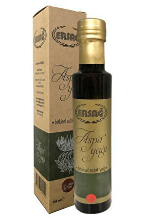 Ersağ Aspir Yağı Bitkisel Sabit Yağ 250 ml