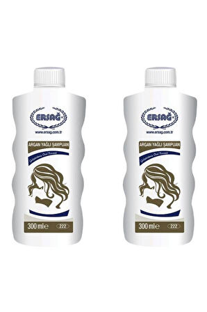 Ersağ Argan Yağlı Şampuan 300 Ml X2