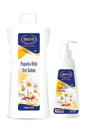 Ersağ Aparatlı Papatya Özlü Sıvı Sabun 1000 Ml