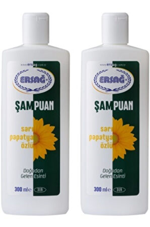 Ersağ Sarı Papatya Özlü Şampuan 300 ml 2 Adet