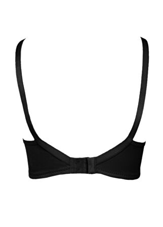 Alışveriş Meydanı Kadın Siyah Toparlayıcı Küçültücü Balensiz Boş Kap Sütyen