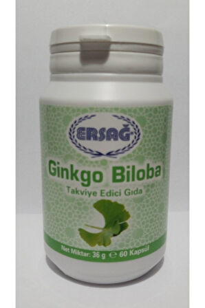 Ersağ Ginkgo Biloba Gıda Takviyesi