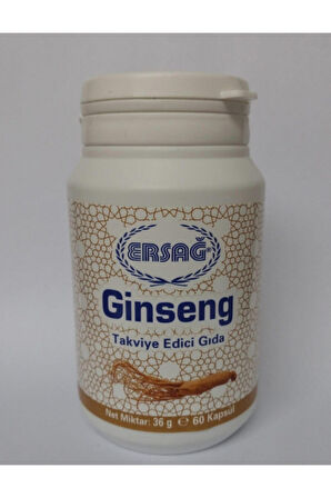 Ersağ Ginseng Gıda Takviyesi