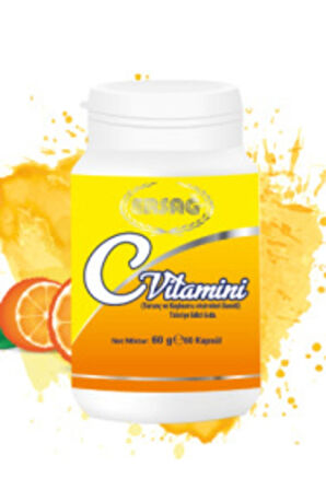 Ersağ C Vitamini Kapsül (turunç Ve Kuşburnu Ekstreleri Ilaveli )