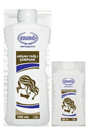 Ersağ Aparatlı Argan Yağlı Şampuan 1000 Ml