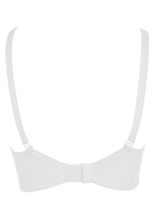 Alışveriş Meydanı Kadın Beyaz Basic Üçgen Penye Sütyen