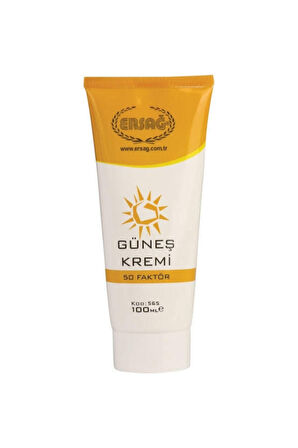 Ersağ 50 Faktör Güneş Kremi 100ml