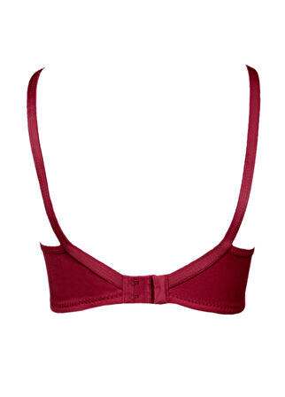 Alışveriş Meydanı Kadın Bordo Toparlayıcı Küçültücü Balensiz Boş Kap Sütyen