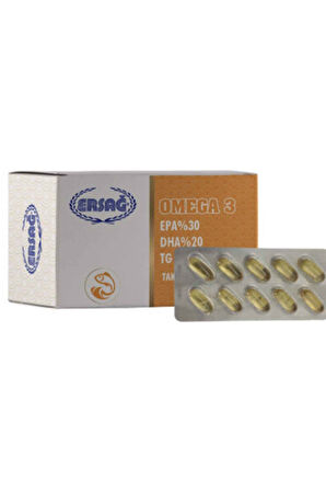 Ersağ Omega-3 80 Kapsül.
