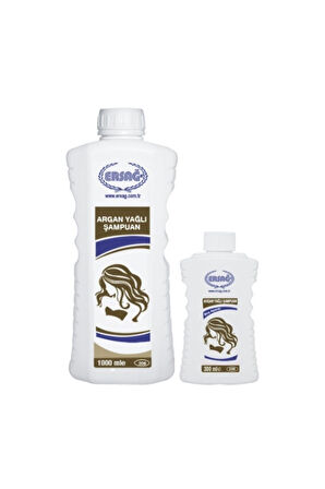 Ersağ Aparatlı Argan Yağlı Şampuan 1000 Ml.