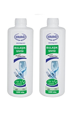 Ersağ 2x Bulaşık Sıvısı 1000ml