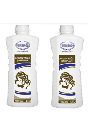 Ersağ Argan Yağlı Şampuan 2 Adet 2x1000 Ml -mayasshop