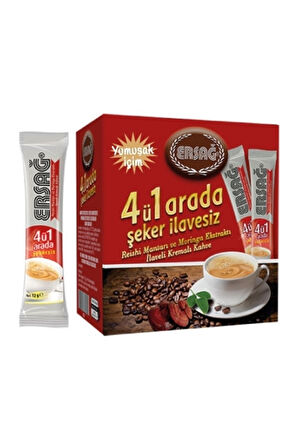 Ersağ 4ü 1 Arada Kahve Yumuşak Içim (TEK İÇİMLİK PAKET) 240gr 12x20 Adet