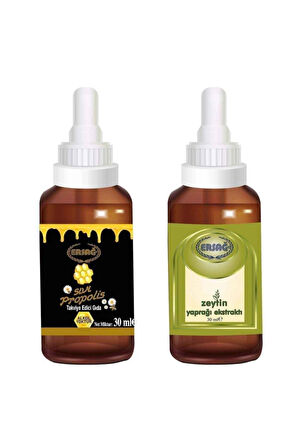 Ersağ Sıvı Propolis Damla  Zeytin Yaprağı Ekstratı Damla