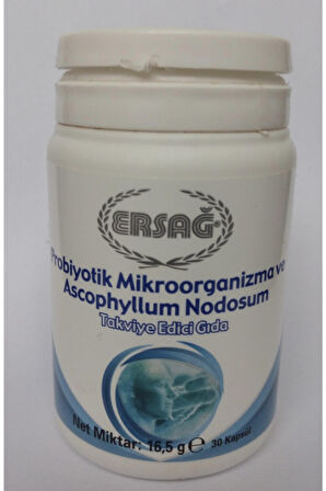 Ersağ Probiyotik Mikroorganizma Ve Ascophyllum Nodosum Içeren Gıda Takviyesi