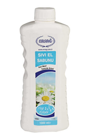 Ersağ Hoş Kokulu Sıvı El Sabunu 1000 Ml. + Boş Aparat
