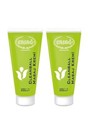 Ersağ Cleanball Masaj Kremi 2 Adet 200 ml