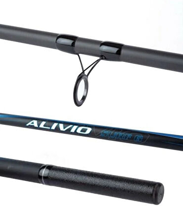 YekOutdoor Profesyonel Olta Seti Shimano Kamış Alivio Surf T 425 BX-G 4,25m 225g 3pc&Okuma Tomcat TMC-8000 6+1bb Olta Makinesi